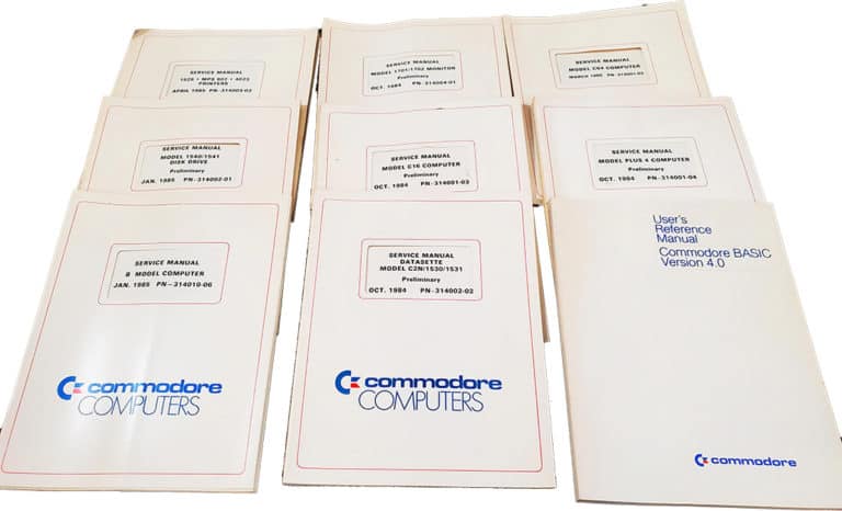 Commodore Service Manuals